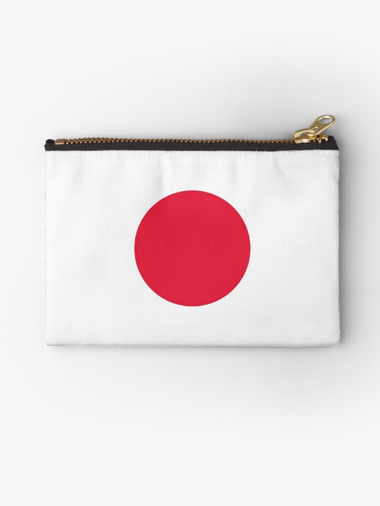 日章旗 日の丸 Flag Of Japan Japanese Flag Zipper Pouch By Martstore Redbubble