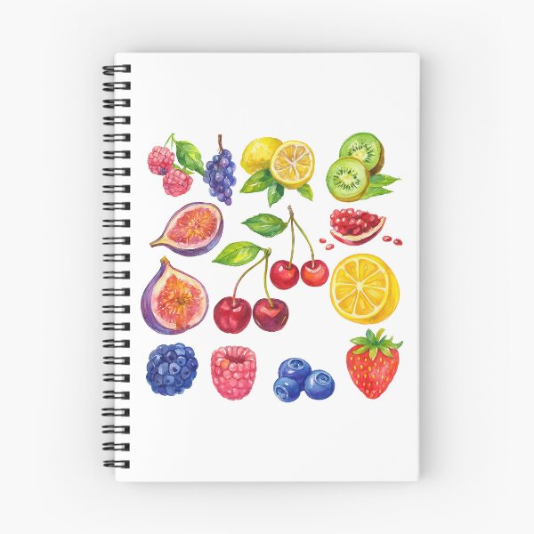 Item preview, Watercolor Fruit Medley – Colorful Hand-Painted Summer Fruit Illustration designed and sold by ArtfulWeave.