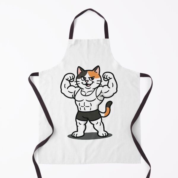 Item preview, Strong Buff Calico Cat Flexing – Funny Cartoon Fitness Cat designed and sold by PierrelyHO.