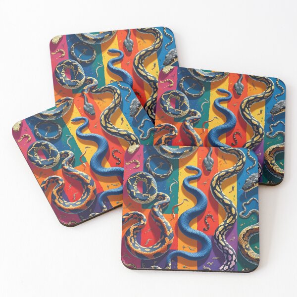 Item preview, Animal Print Pattern (Snake) designed and sold by PatronesKawai.