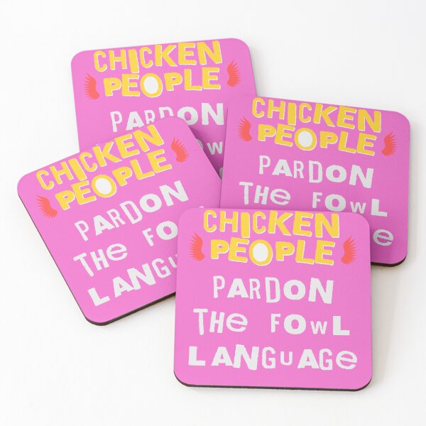 Item preview, CHICKEN PEOPLE: Pardon The Fowl Language designed and sold by rockandahardplaceradio.