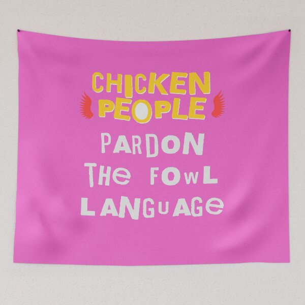 Item preview, CHICKEN PEOPLE: Pardon The Fowl Language designed and sold by rockandahardplaceradio.