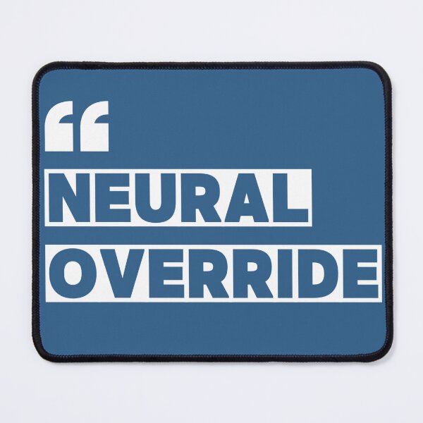 Item preview, Neural Override v2.0,#Cyberpunk #SciFi #AI #Futurism #NeuralNetwork #TechWear #DigitalArt #Cybernetics #Dystopian #Gaming #HackerStyle #Synthwave #AugmentedReality #GeekCulture #SciFiFashion designed and sold by Med-th-ewolf.