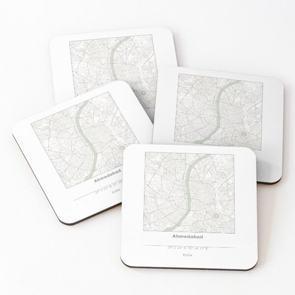 Item preview, Topography of Ahmedabad designed and sold by JohnnysHeath.