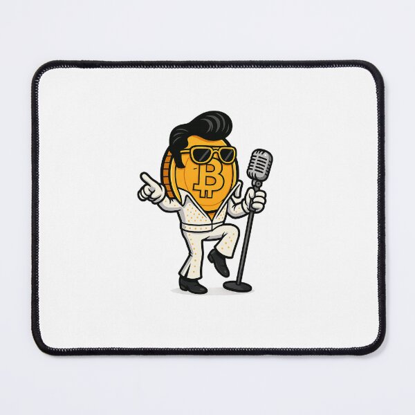 Item preview, Bitcoin Elvis Dancing - Crypto Rock and Roll Art designed and sold by aed343.