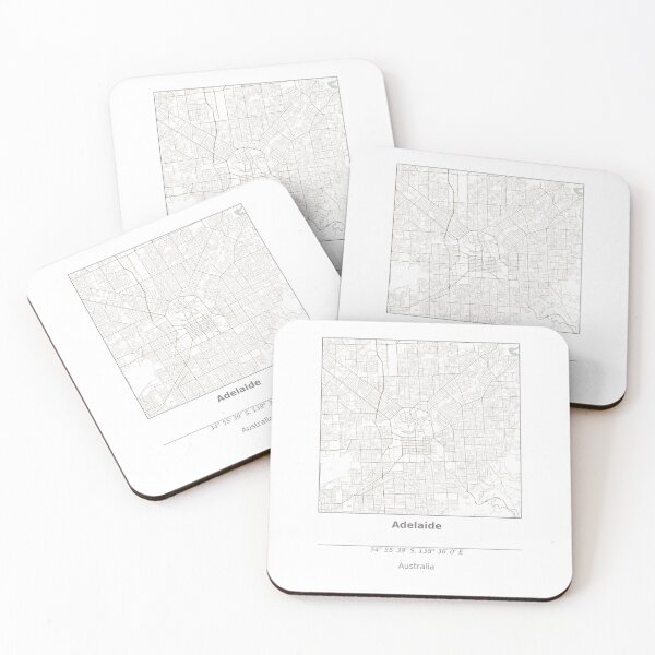 Item preview, Topography of Adelaide designed and sold by JohnnysHeath.