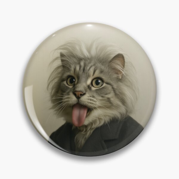Item preview, Genius Cat Portrait in Vintage Suit designed and sold by memememescat.