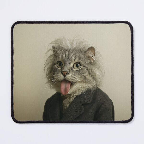 Item preview, Genius Cat Portrait in Vintage Suit designed and sold by memememescat.