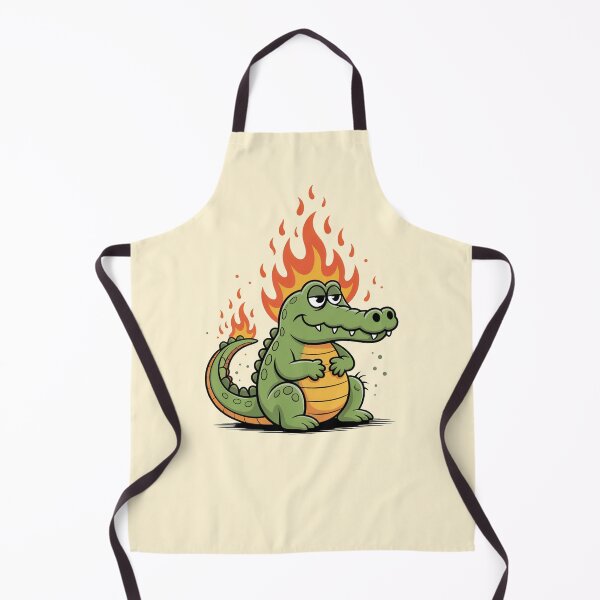 Item preview, Crocodile on Fire – Everything’s Fine Cartoon designed and sold by MonkiFlipp.