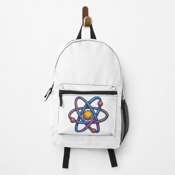 Item preview, Retro Science Atom – Colorful Vintage Physics Illustration for Science Lovers designed and sold by ArtfulWeave.