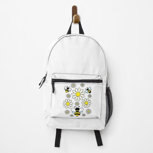 Item preview, Cute Bees and Daisies – Playful Cartoon Flower & Bumblebee Pattern for Spring Vibes designed and sold by ArtfulWeave.