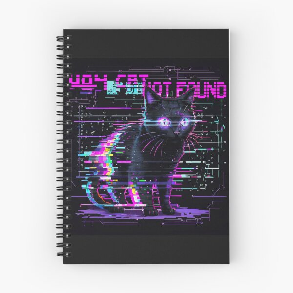 Item preview, Glitch Cat – Error 404 Meow Not Found designed and sold by YumePixel.