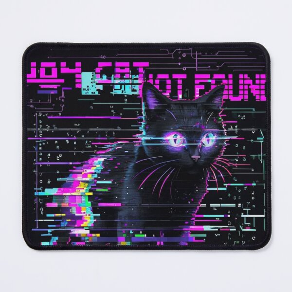 Item preview, Glitch Cat – Error 404 Meow Not Found designed and sold by YumePixel.