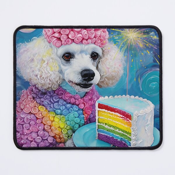 Item preview, Funny Birthday Poodle, Make A Wish designed and sold by KamalaDesign.
