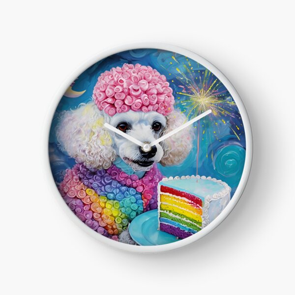 Item preview, Funny Birthday Poodle, Make A Wish designed and sold by KamalaDesign.