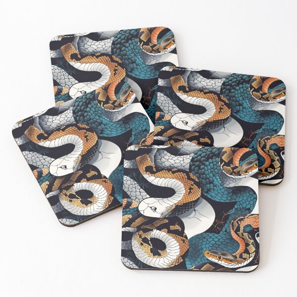 Item preview, Animal Print Pattern (Snake) designed and sold by PatronesKawai.