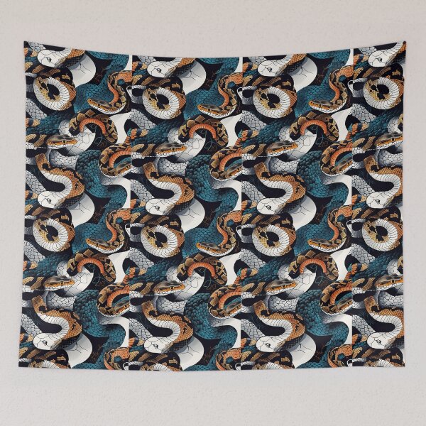 Item preview, Animal Print Pattern (Snake) designed and sold by PatronesKawai.