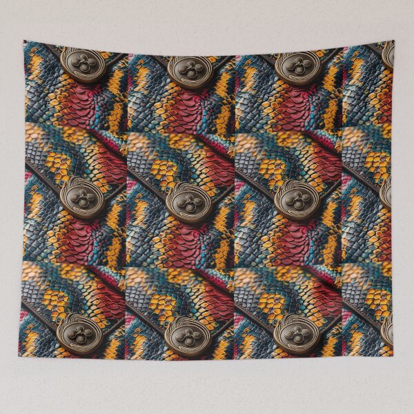 Item preview, Animal Print Pattern (Snake) designed and sold by PatronesKawai.