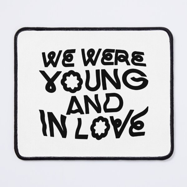Item preview, Young and in Love – minimalist punk wave (black) designed and sold by didijuca.