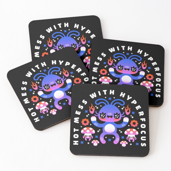 Item preview, Hot Mess With Hyperfocus – Funny AuDHD Neurodivergent Design designed and sold by musingtreeart.