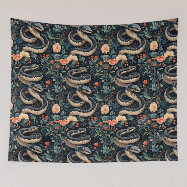 Item preview, Animal Print Pattern (Snake) designed and sold by PatronesKawai.