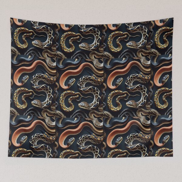 Item preview, Animal Print Pattern (Snake) designed and sold by PatronesKawai.