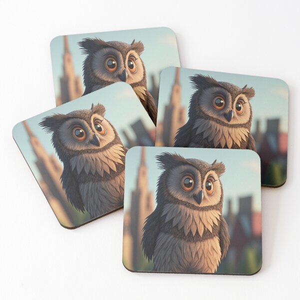 Item preview, A beautiful cartoon style owl. designed and sold by DSAHART.