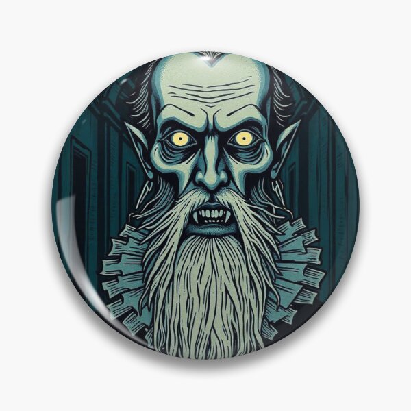 Item preview, Evil Vampire Lord wants to suck your blood! Dark illustration designed and sold by Vintage Designs +.