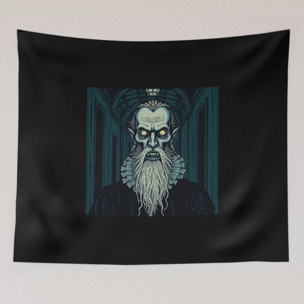 Item preview, Evil Vampire Lord wants to suck your blood! Dark illustration designed and sold by Vintage Designs +.