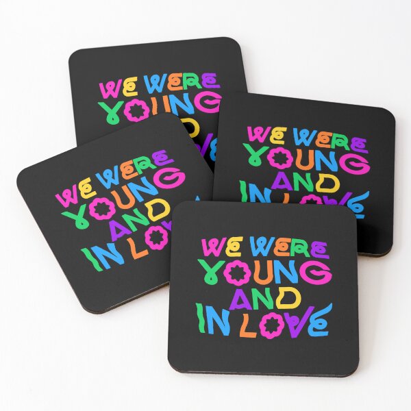 Item preview, Young and in Love – retro bold lyric lettering (colors) designed and sold by didijuca.