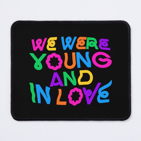 Item preview, Young and in Love – retro bold lyric lettering (colors) designed and sold by didijuca.