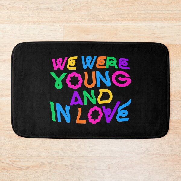 Item preview, Young and in Love – retro bold lyric lettering (colors) designed and sold by didijuca.