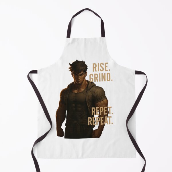 Item preview, Rise. Grind. Repeat – Motivational Gym Warrior Art designed and sold by NaniRm.