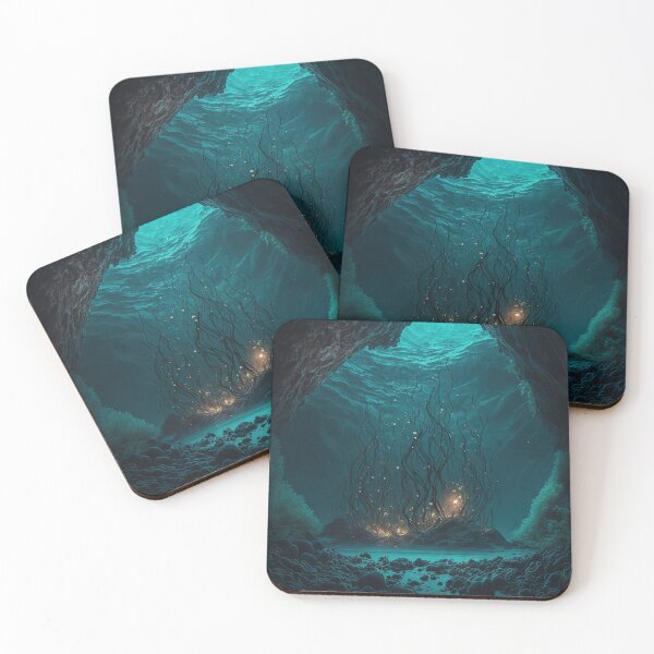 Item preview, A beautiful endless bioluminescence cavern. designed and sold by DSAHART.