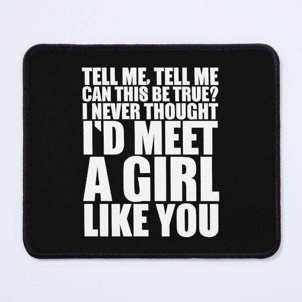 Item preview, Can this be true? – bold punk love lyric art (white) designed and sold by didijuca.