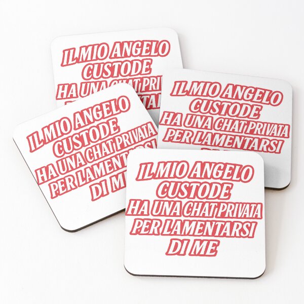 Item preview, IL MIO ANGELO CUSTODE HA UNA CHAT PRIVATA PER LAMENTARSI DI ME – Frase Ironica designed and sold by IroniaeCo.