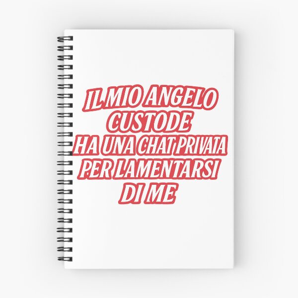 Item preview, IL MIO ANGELO CUSTODE HA UNA CHAT PRIVATA PER LAMENTARSI DI ME – Frase Ironica designed and sold by IroniaeCo.