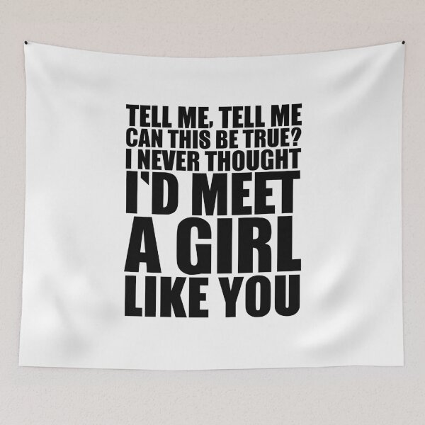 Item preview, Can this be true? – bold punk love lyric art (black) designed and sold by didijuca.