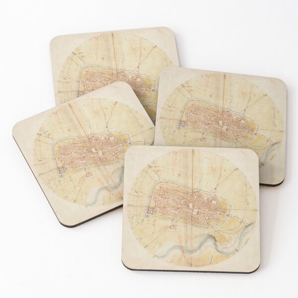 Item preview, A map of Imola by Leonardo da Vinci designed and sold by Vintage Designs +.
