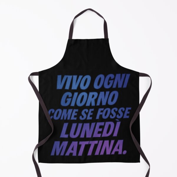 Item preview, VIVO OGNI GIORNO COME SE FOSSE LUNEDÌ MATTINA - Frase Ironica designed and sold by IroniaeCo.