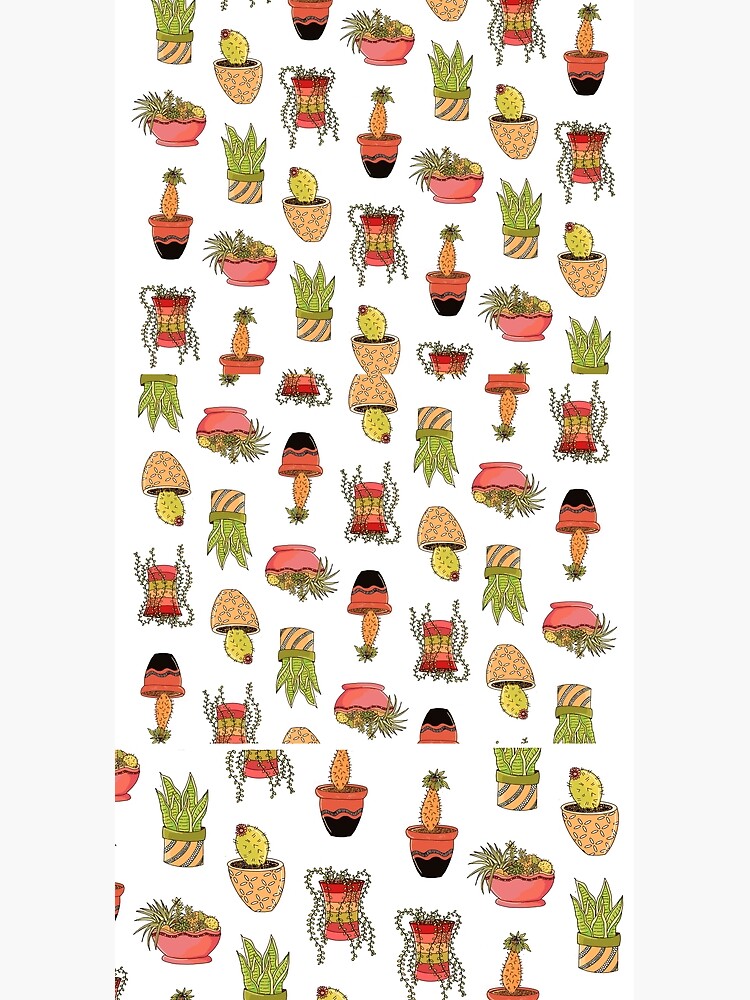 Thumbnail 3 of 3, Duffle Bag, Colourful Succulents Red Filter designed and sold by cat-a-pilla.