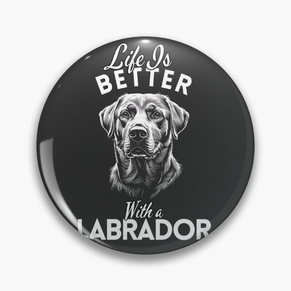 Artikelvorschau, Das Leben ist besser mit einem Labrador – Minimalistisches, freundliches und treues Retriever-Design entworfen und verkauft von GoodyPaws.