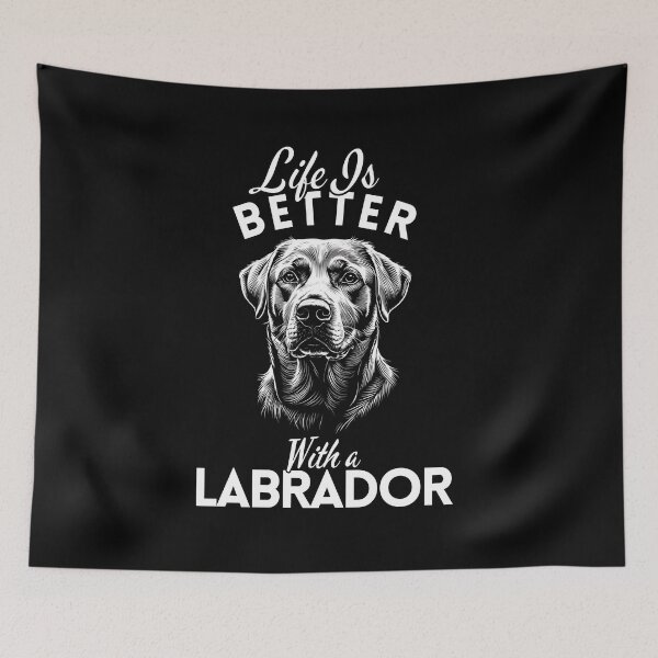 Item preview, Life Is Better With a Labrador – Minimalist Friendly and Loyal Retriever Design designed and sold by GoodyPaws.