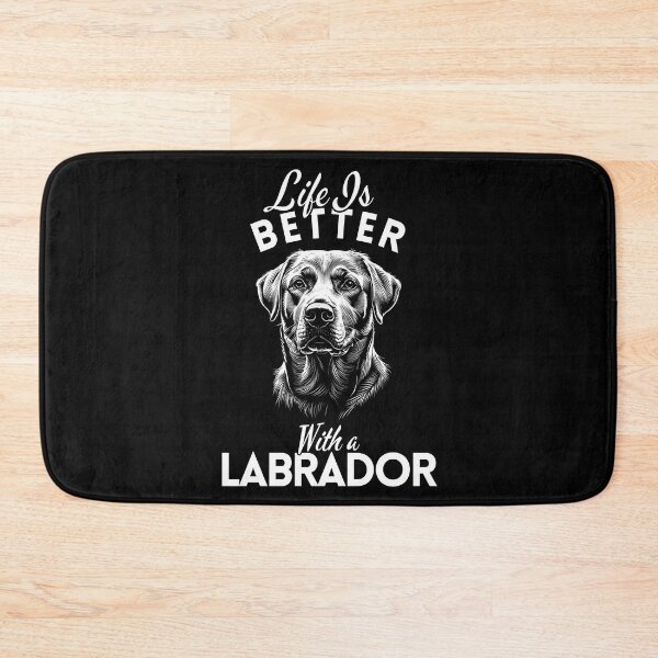Artikelvorschau, Das Leben ist besser mit einem Labrador – Minimalistisches, freundliches und treues Retriever-Design entworfen und verkauft von GoodyPaws.