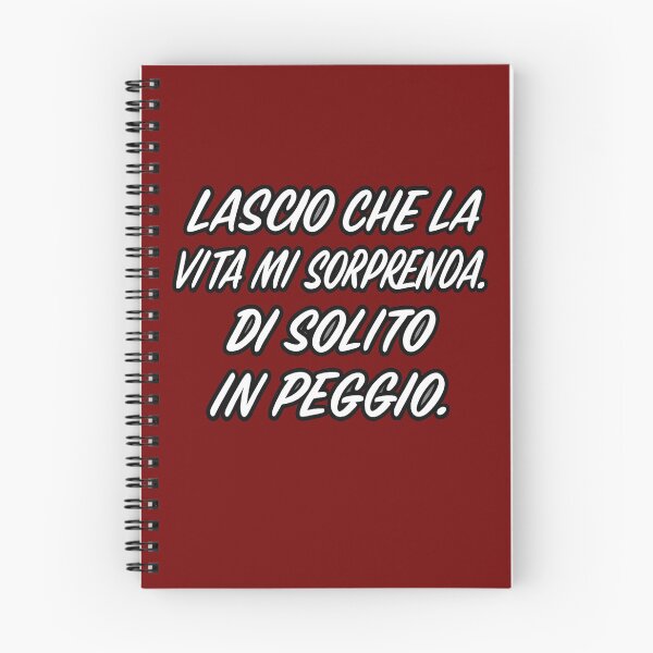 Item preview, Lascio che la vita mi sorprenda. Di solito in peggio. designed and sold by IroniaeCo.