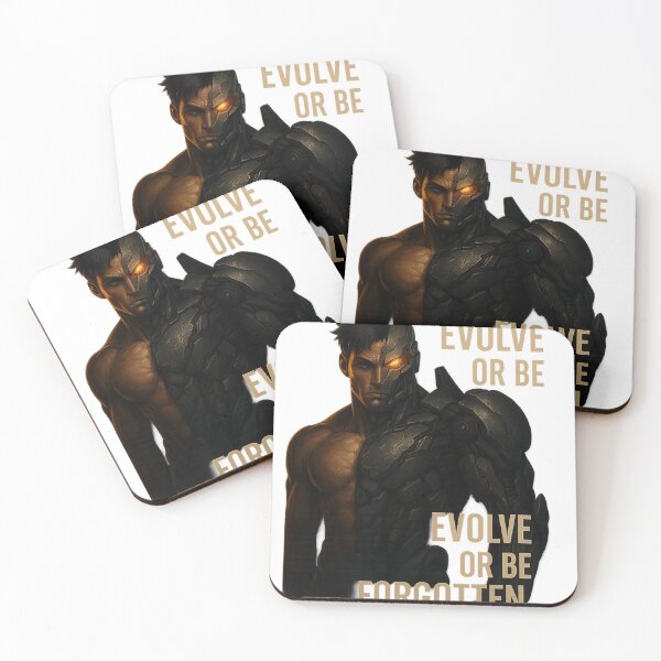 Item preview, Evolve or Be Forgotten – Half-Human Half-Machine Power Art designed and sold by NaniRm.