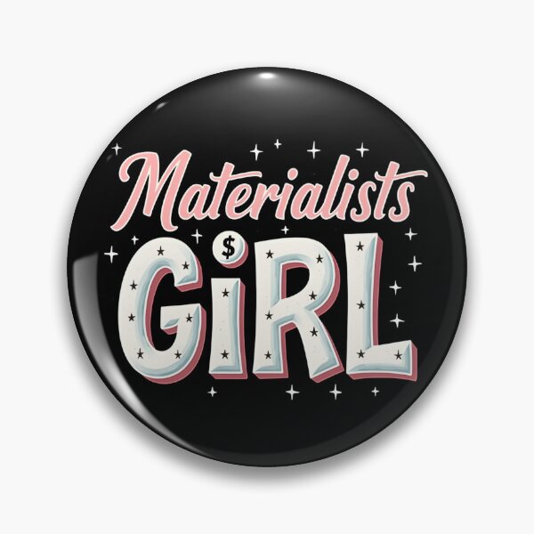 Item preview, Materialists Girl Fashion Tee Statement Style designed and sold by solo-shopp.