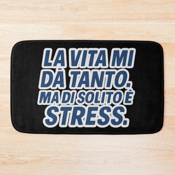 Item preview, LA VITA MI DÀ TANTO – MA DI SOLITO È STRESS | Frase Ironica designed and sold by IroniaeCo.