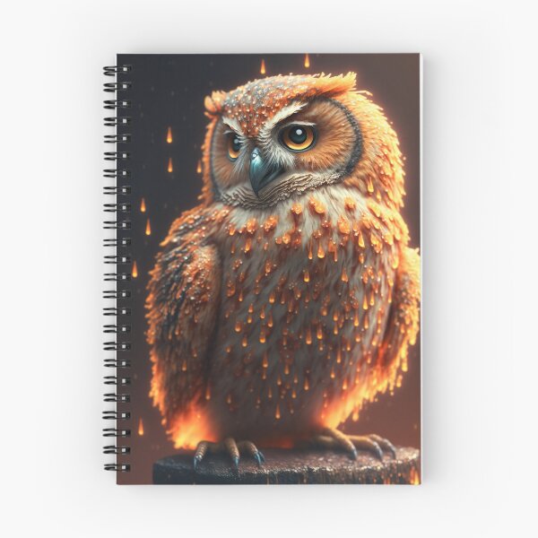 Item preview, A beautiful flaming magical owl. designed and sold by DSAHART.