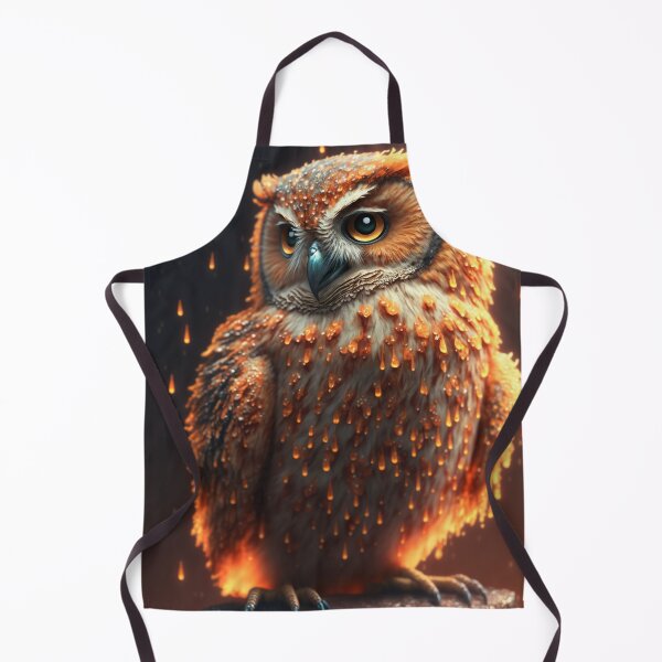 Item preview, A beautiful flaming magical owl. designed and sold by DSAHART.